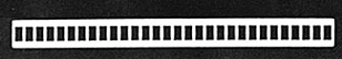 Dollhouse Miniature Grille Extension, 5-3/4 Inches Long